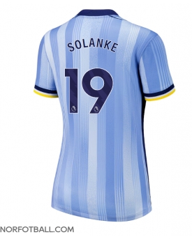 Billige Fotballdrakt Tottenham Hotspur Dominic Solanke #19 Replika Bortedrakt Dame 2024-25 Kortermet